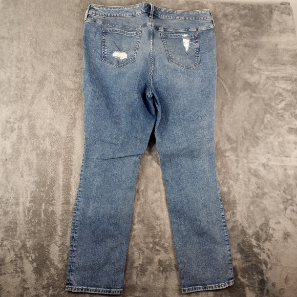 torrid Women's Light Wash Distressed Skinny Jeans Size 16R - Picture 7 of 16